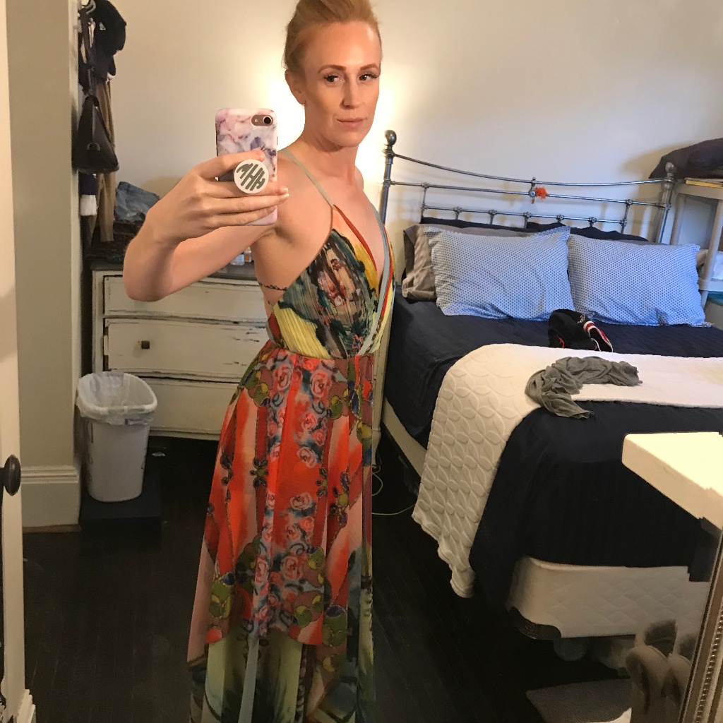 Alice  Olivia Hankerchief Dress